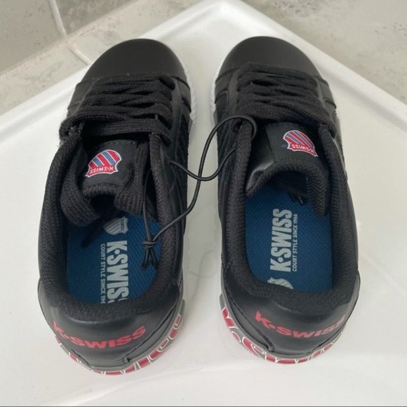 K-Swiss Kids Black Lace-up Sneaker - Picture 9 of 12